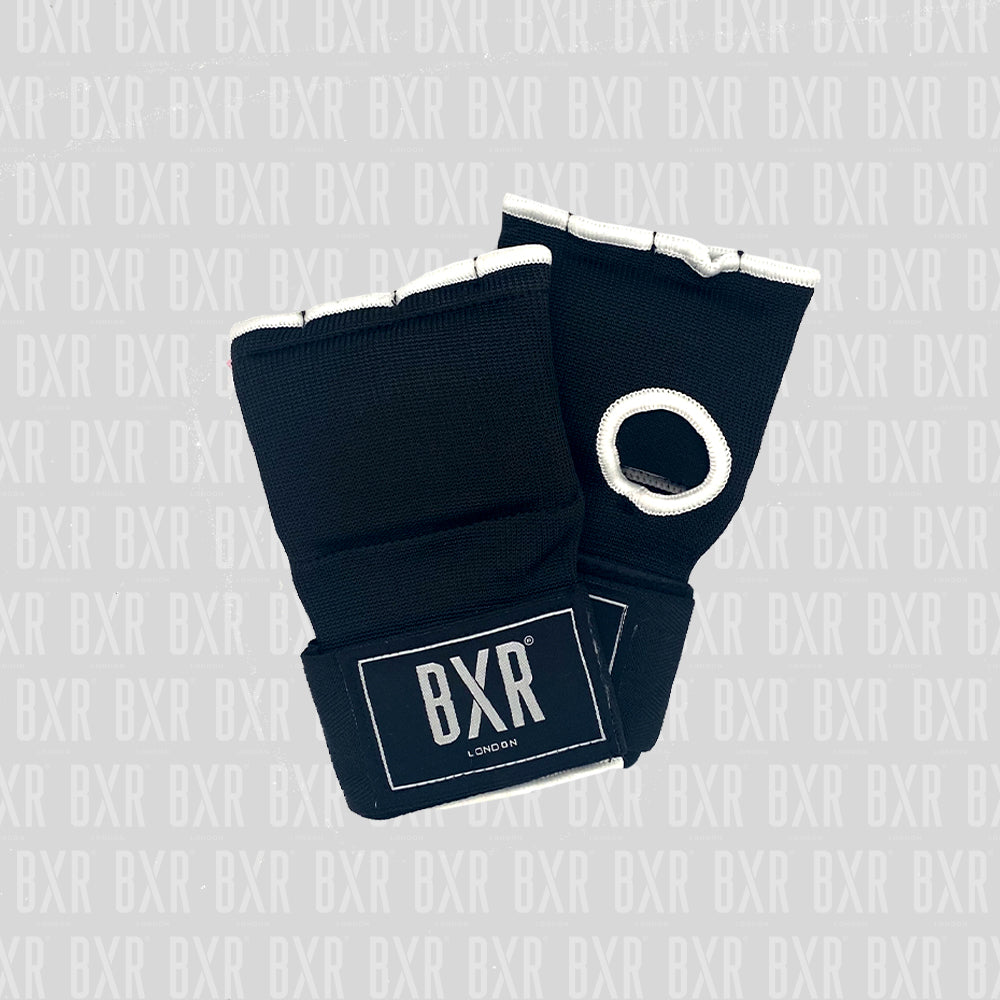 BXR Slip on Padded Hand Wraps - Black